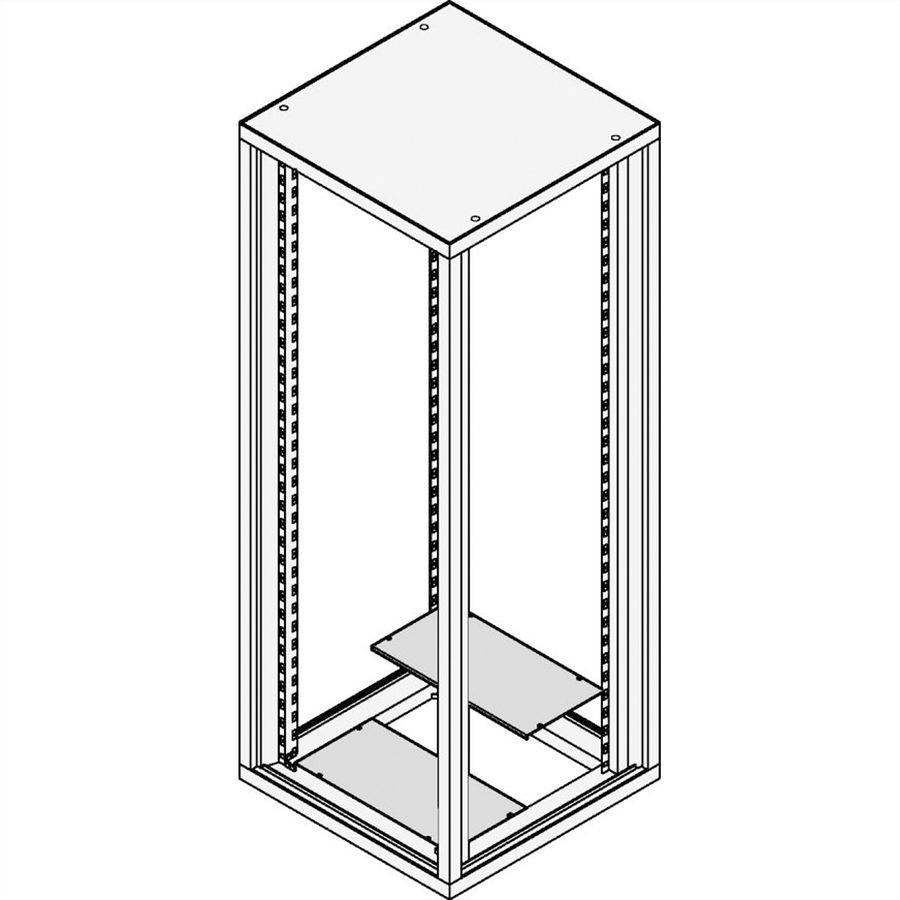 SCHROFF Plaque de base Eurorack, 600W 900D
