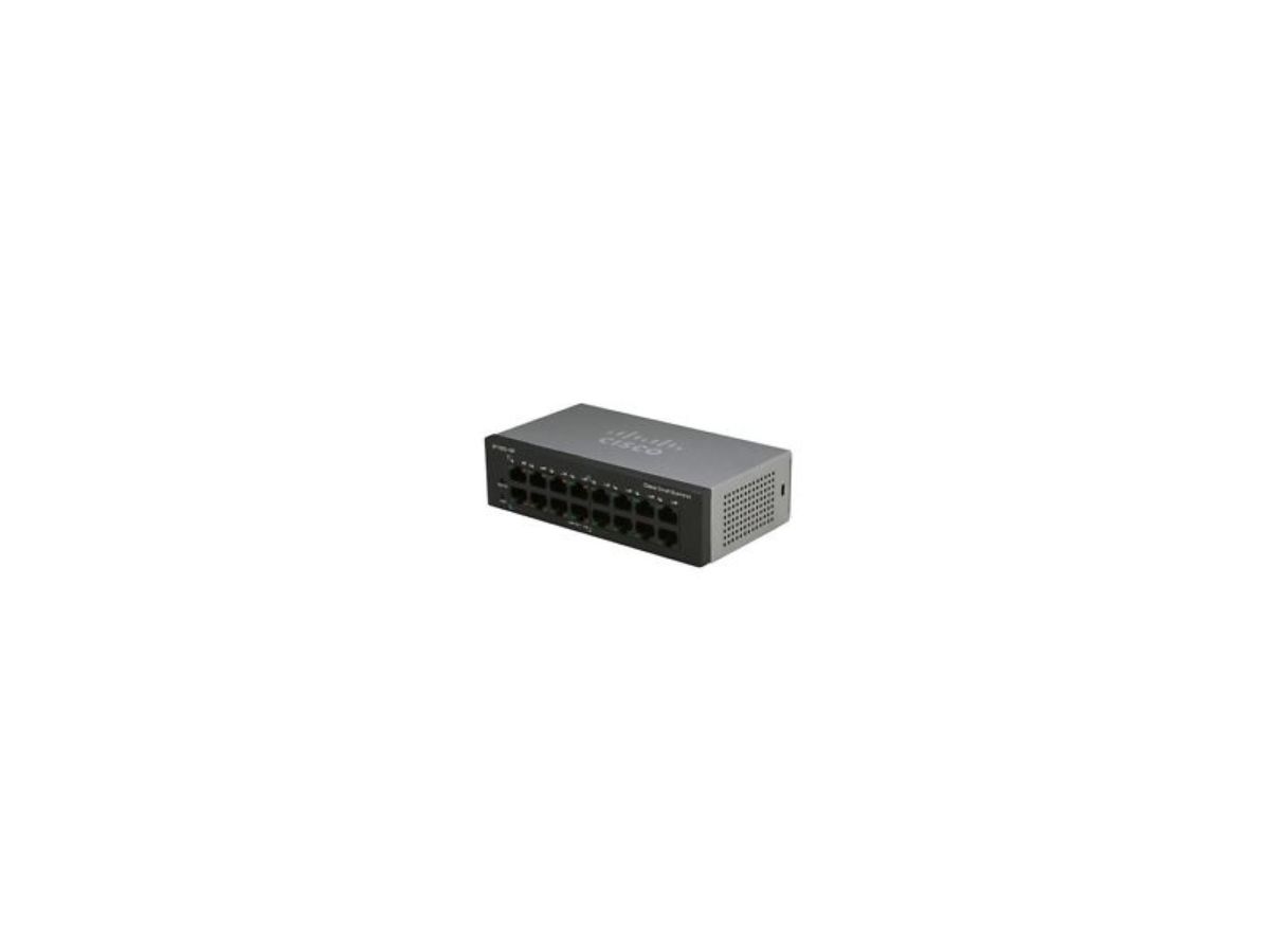 Cisco Small Business SF110D-16HP Non-géré L2 Fast Ethernet (10/100) Noir Connexion Ethernet, supportant l'alimentation via ce port (PoE)
