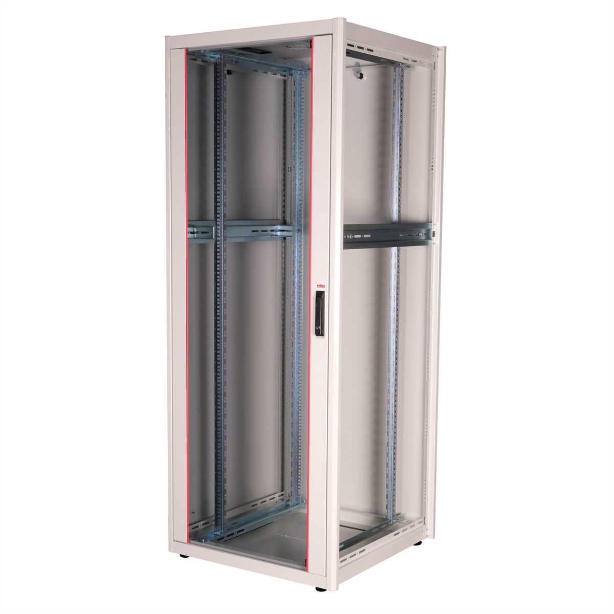 ROLINE 19" Baie réseau Basic 42U, 800x800 LxP Porte verre gris
