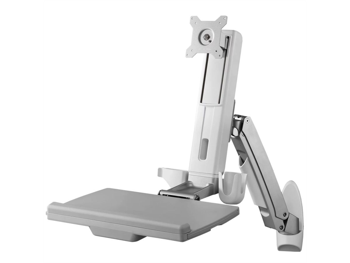 SCHROFF Bras support réglable pour moniteur avec tablette pour clavier (Vamonitor), max. 8 kg