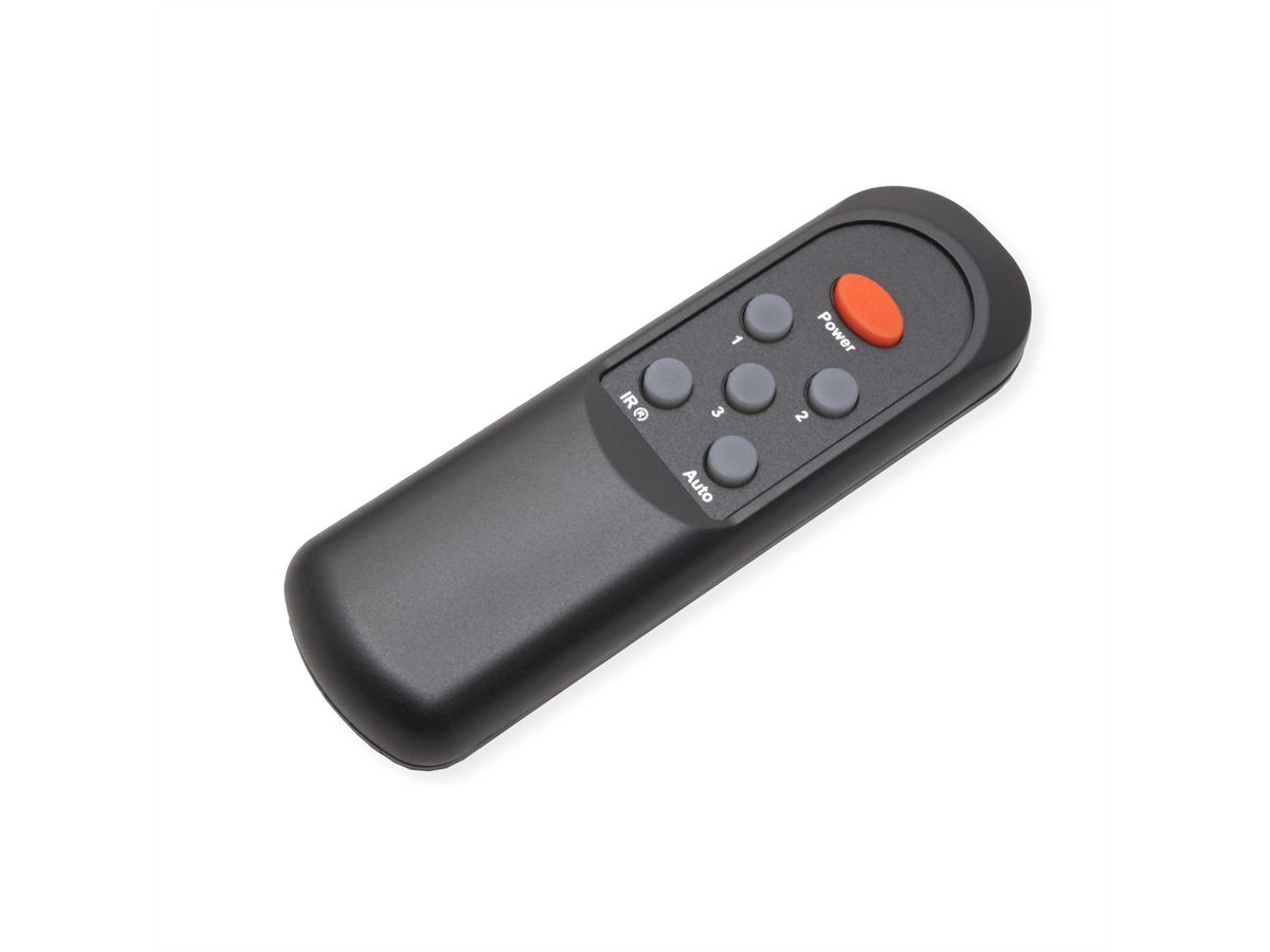 ROLINE Switch HDMI 4K à 3 ports, avec télécommande