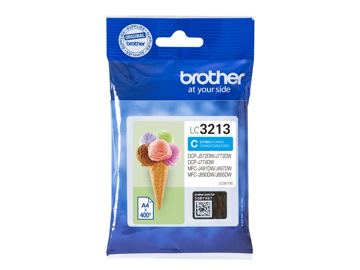 Brother LC3213C - Cartouche d'encre originale - cyan