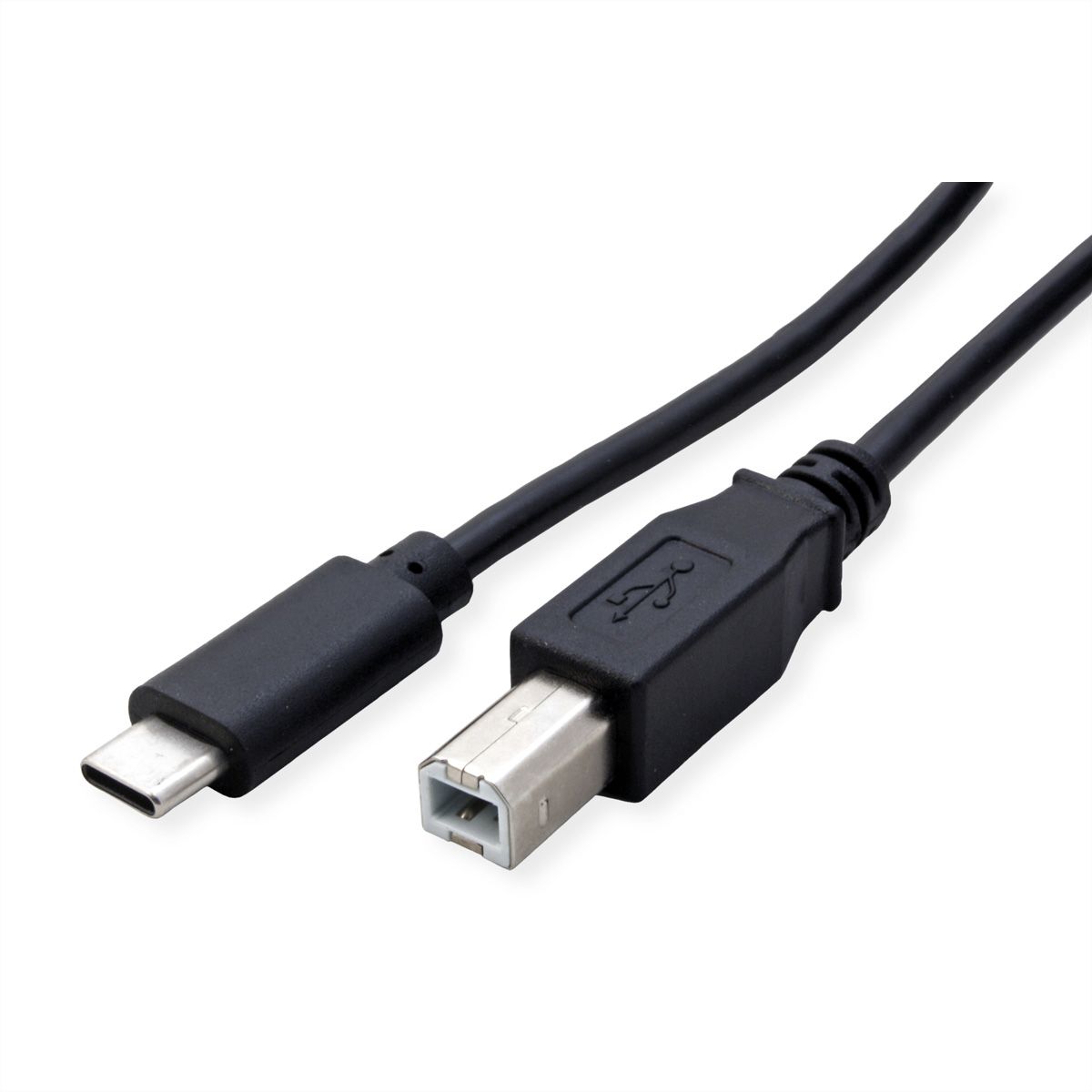 ROLINE Câble USB2.0 Type C - B, M/M, noir, 3 m