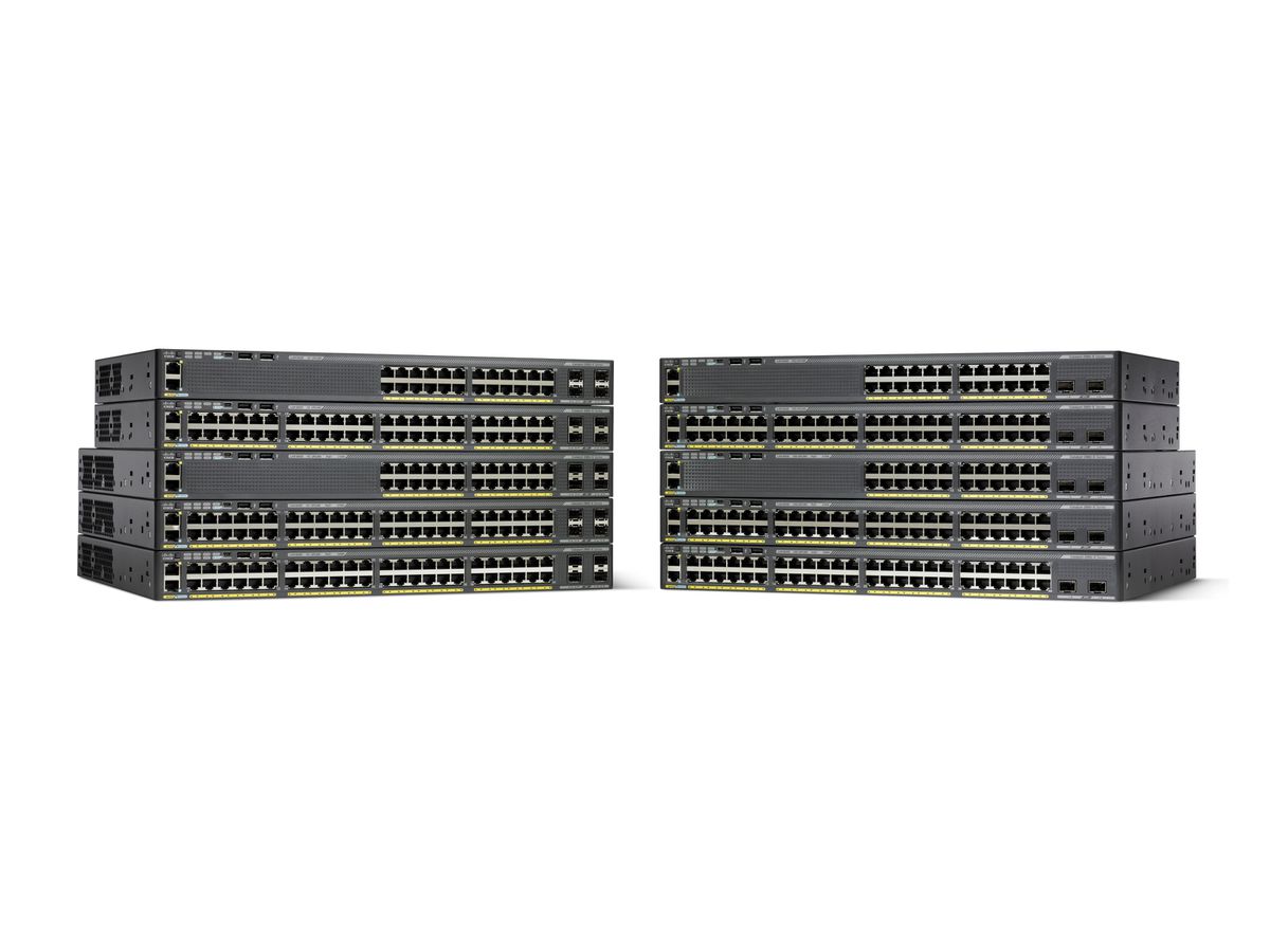 Cisco WS-C2960XR-24PD-I Géré L2 Gigabit Ethernet (10/100/1000) Connexion Ethernet, supportant l'alimentation via ce port (PoE) Noir