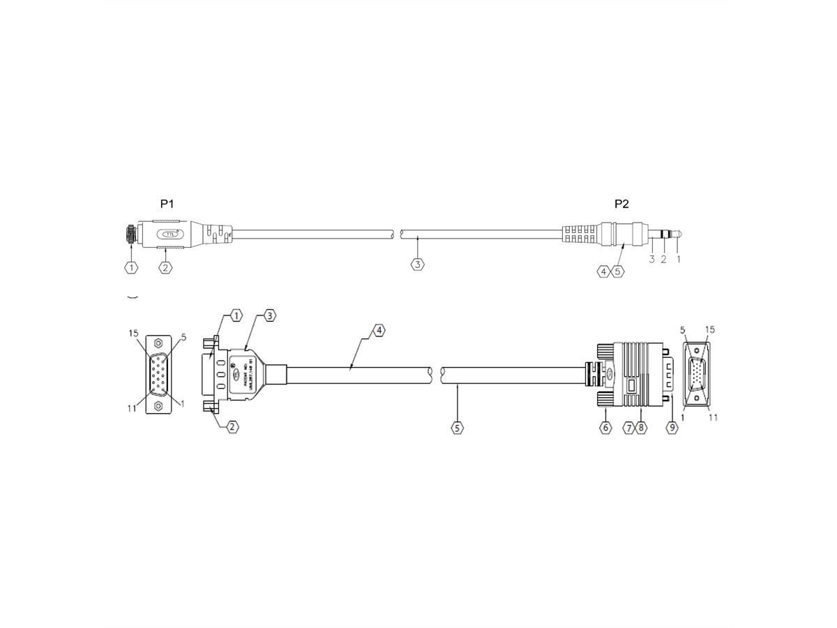 BACHMANN Module Custom VGA avec 3,5 mm