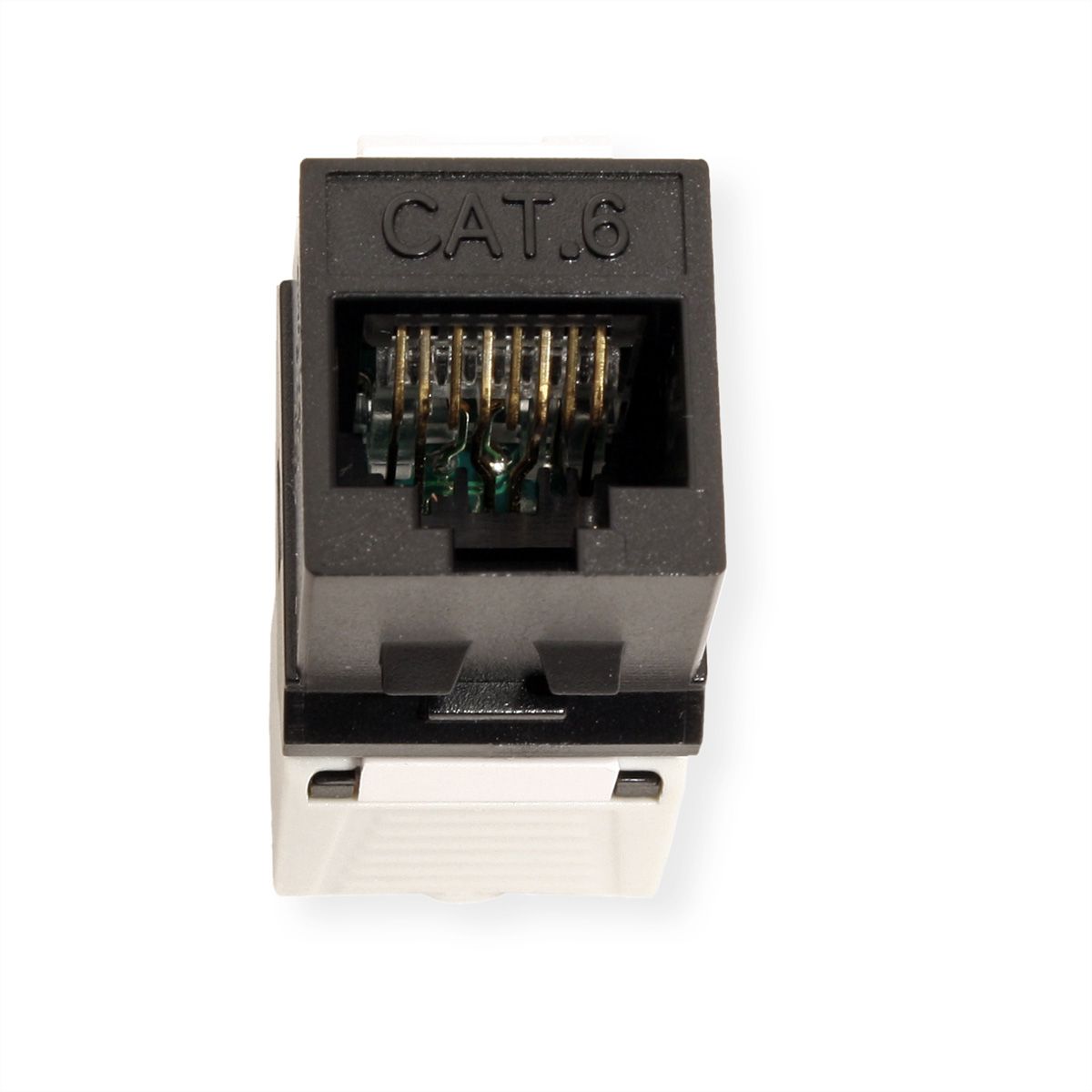 ROLINE Keystone Cat.6 (Classe E) , non blindé, sans outil, SLIM, noir