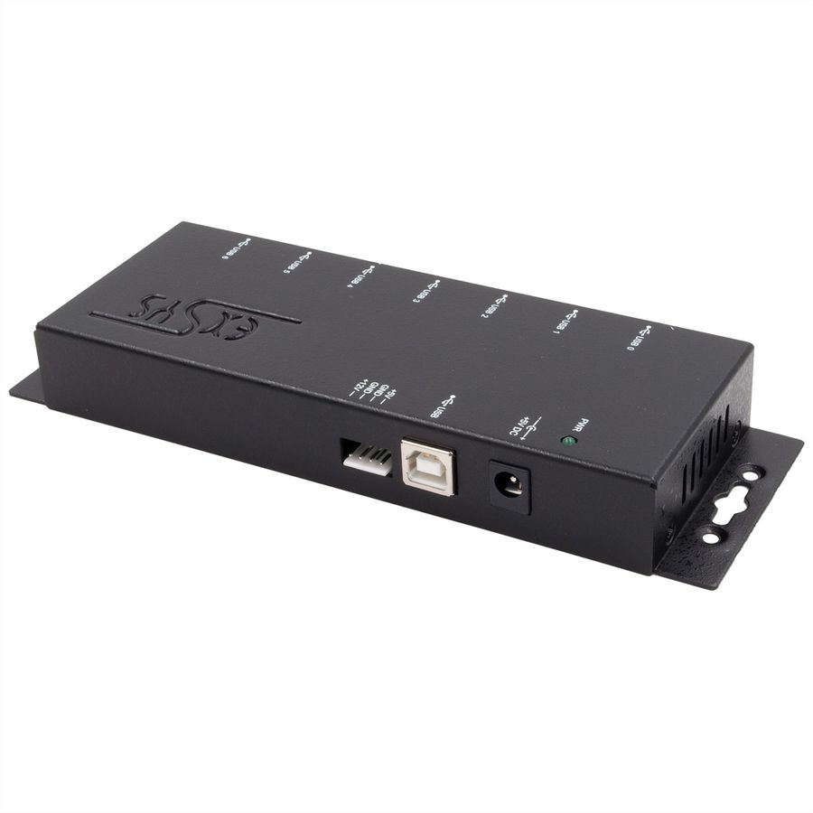 EXSYS EX-1177-2S Hub USB 2.0 à 7 ports, protection contre les surtensions ESD 15 kV
