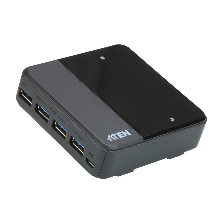 ATEN US3324 Switch de partage des périphériques USB 3.1 Gen1 à 2 x 4 ports
