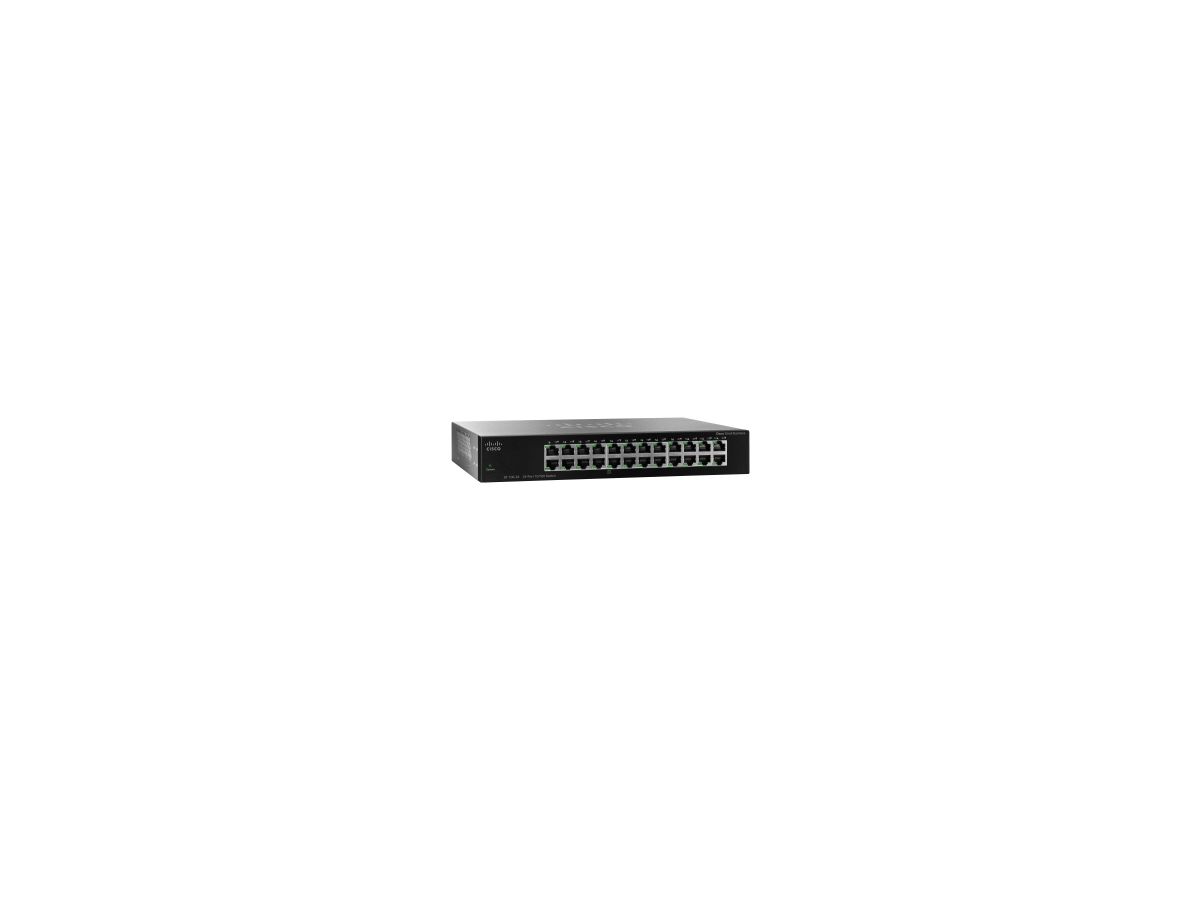 Cisco SF110-24 Commutateur de réseau non géré L2 Fast Ethernet (10/100) Noir