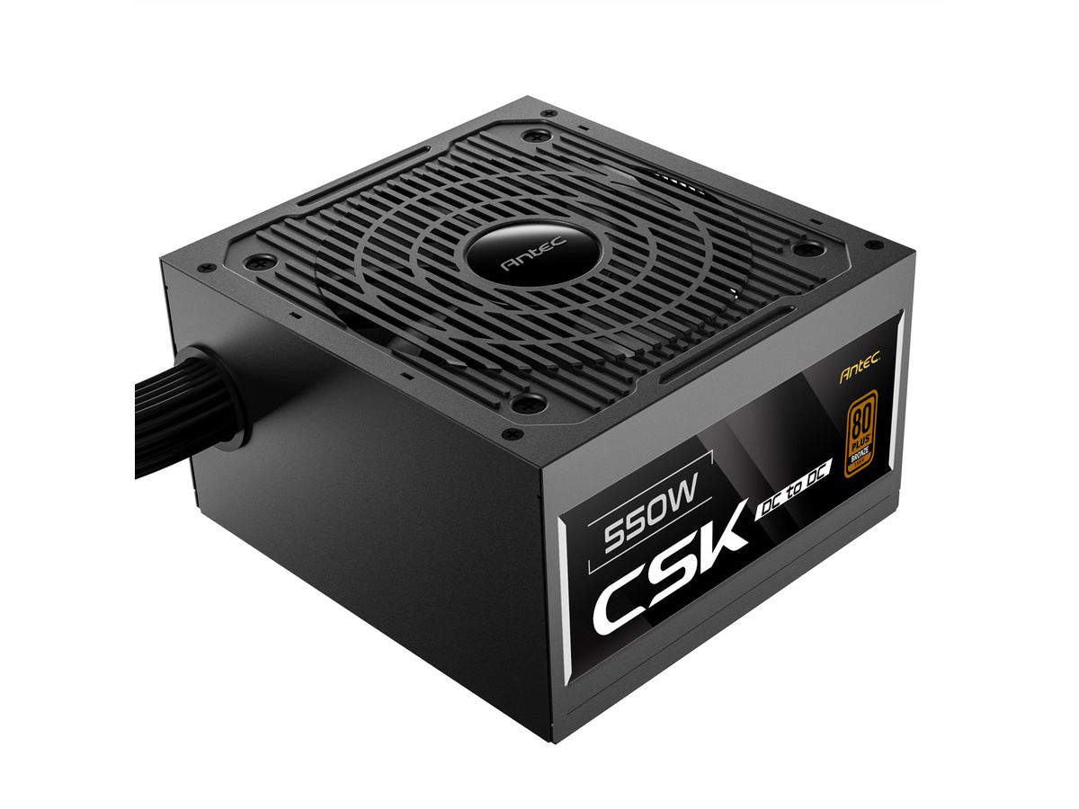 ANTEC CSK550DC Bloc d'alimentation PC 550W compatible ATX 2.52, noir