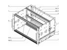 SCHROFF EuropacPRO 19" Kit de bacs à cartes pour le ferroviaire, blindage Retrofit, SNCF, 6 U, 84 CV, 320 mm