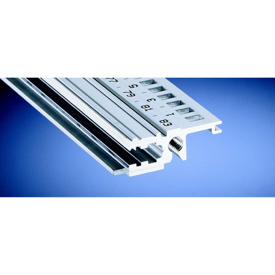 SCHROFF Rail horizontal, frontal, Type L-KD, Light, Short Lip, 28 HP