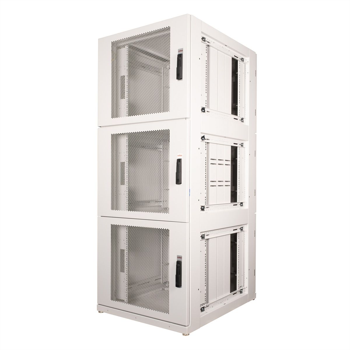 ROLINE Armoire de colocation 42U 800x1000mm, 3 compartiments, gris