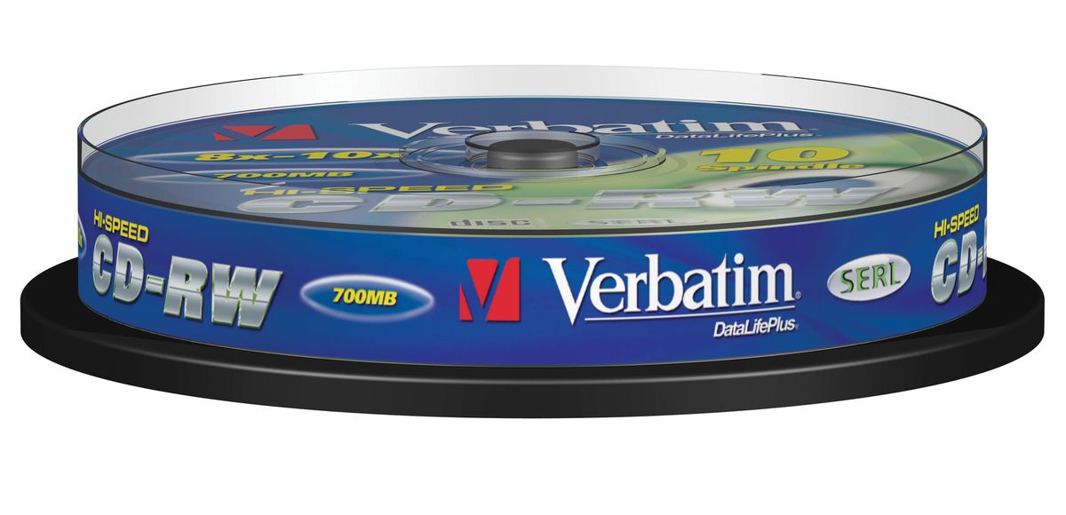 Verbatim CD-RW 12x CD-RW 700Mo 10pièce(s)