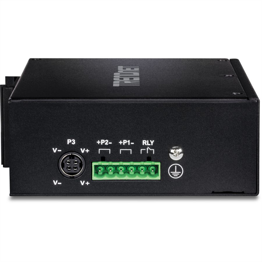 TRENDnet TI-PG162 Switch Rail DIN PoE+ Gigabit industriel à 16 ports