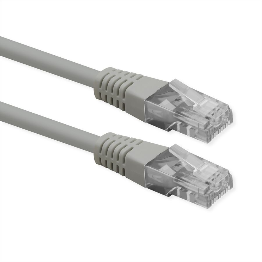 ROLINE Cordon Cat.6 (Classe E), UTP, PoE, gris, 5 m