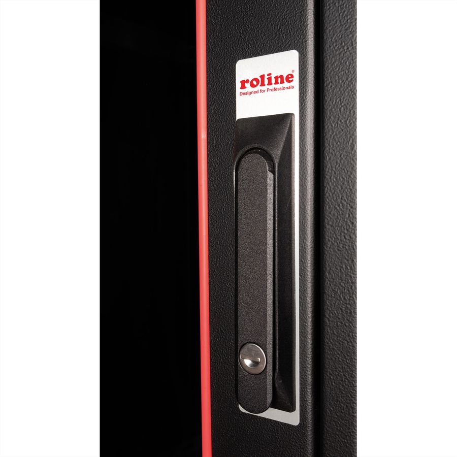 ROLINE 19" Baie réseau Pro 47U, 600x600 LxP Porte verre noir