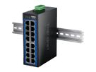 TRENDnet TI-G160 Switch Gigabit Industriel à 16 Ports, pour Rail DIN
