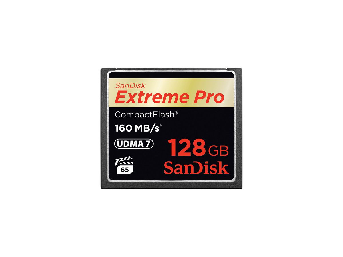 SanDisk 128GB Extreme Pro CF 160MB/s 128 Go CompactFlash