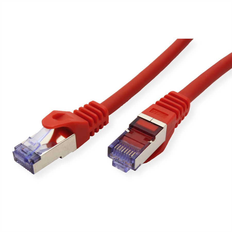 Cordon ROLINE S/FTP(PiMF) Cat.6A / 10 Gigabit, LSOH, Component Level, rouge, 20 m