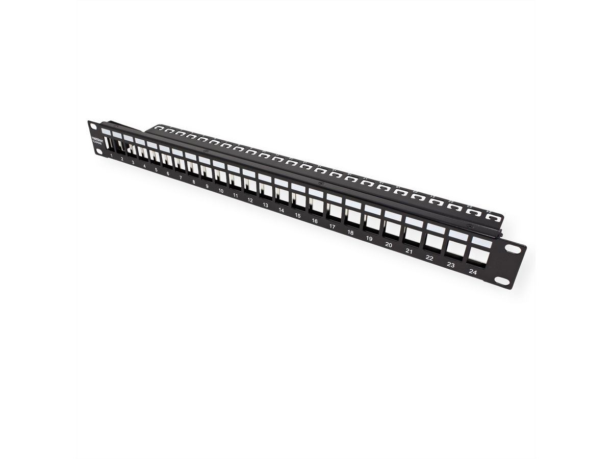TRENDnet TC-KP24S Panneau de brassage vide à 24 ports pour Keystones 1U