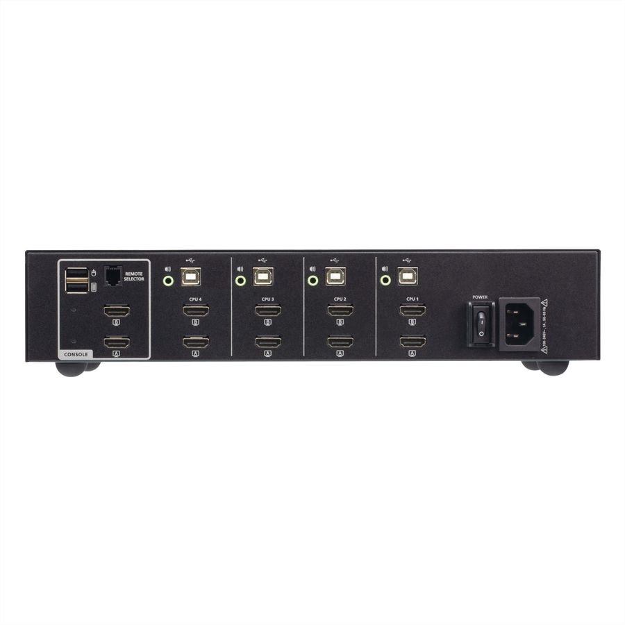 ATEN CS1144H4 Commutateur KVM sécurisé HDMI à 4 ports USB et double affichage