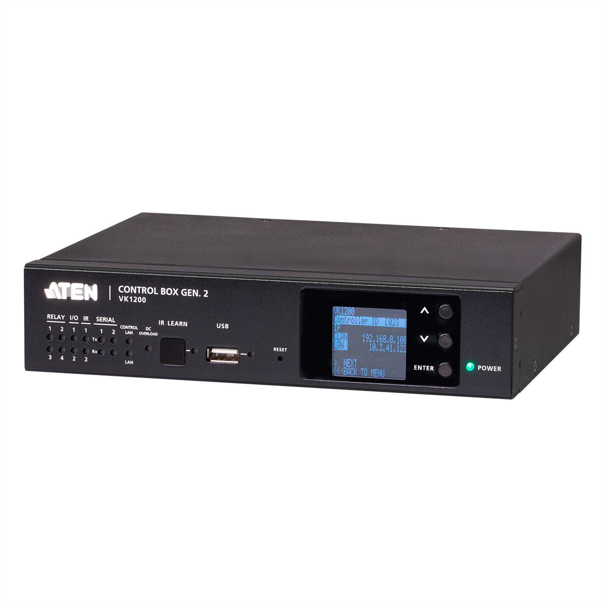 ATEN VK1200 Système de contrôle ATEN - Boîtier de contrôle compact gén. 2 avec double LAN