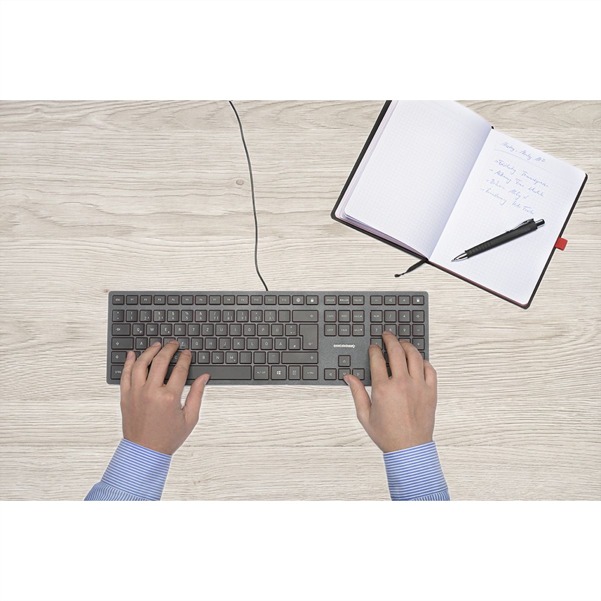 CHERRY KC 6000 Clavier Slim, noir