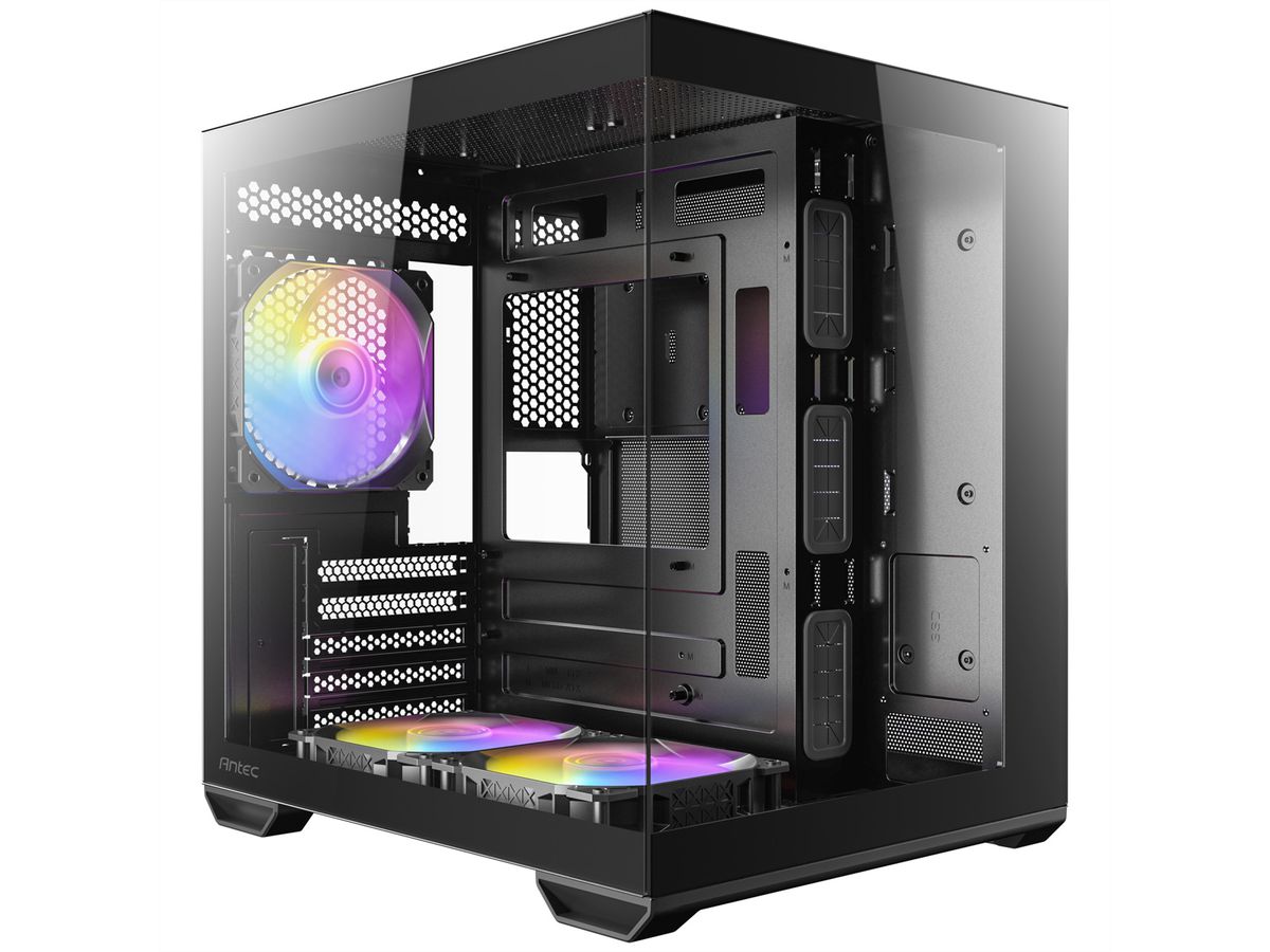 ANTEC CX60M ARGB Boîtier PC Mini Tour Micro-ATX, noir