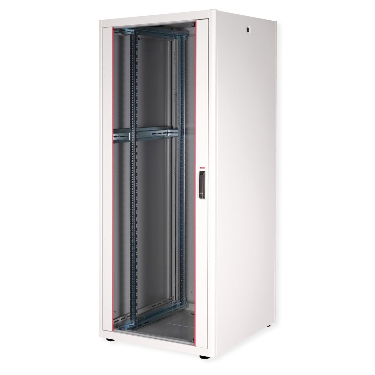 ROLINE 19" Baie réseau Basic 42U, 800x800 LxP Porte verre gris