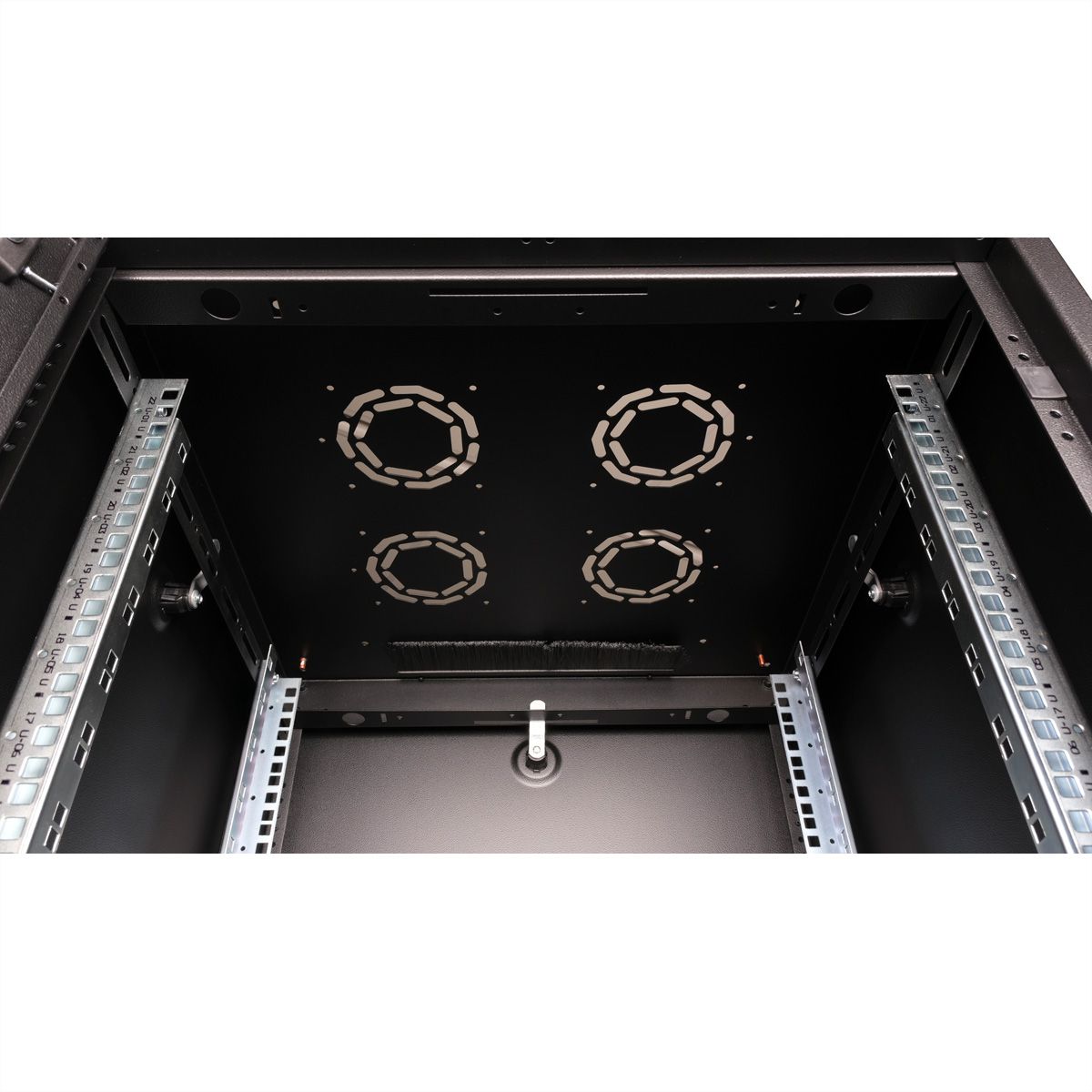 ROLINE 19" Baie réseau Basic 22U, 600x600 LxP Porte verre noir