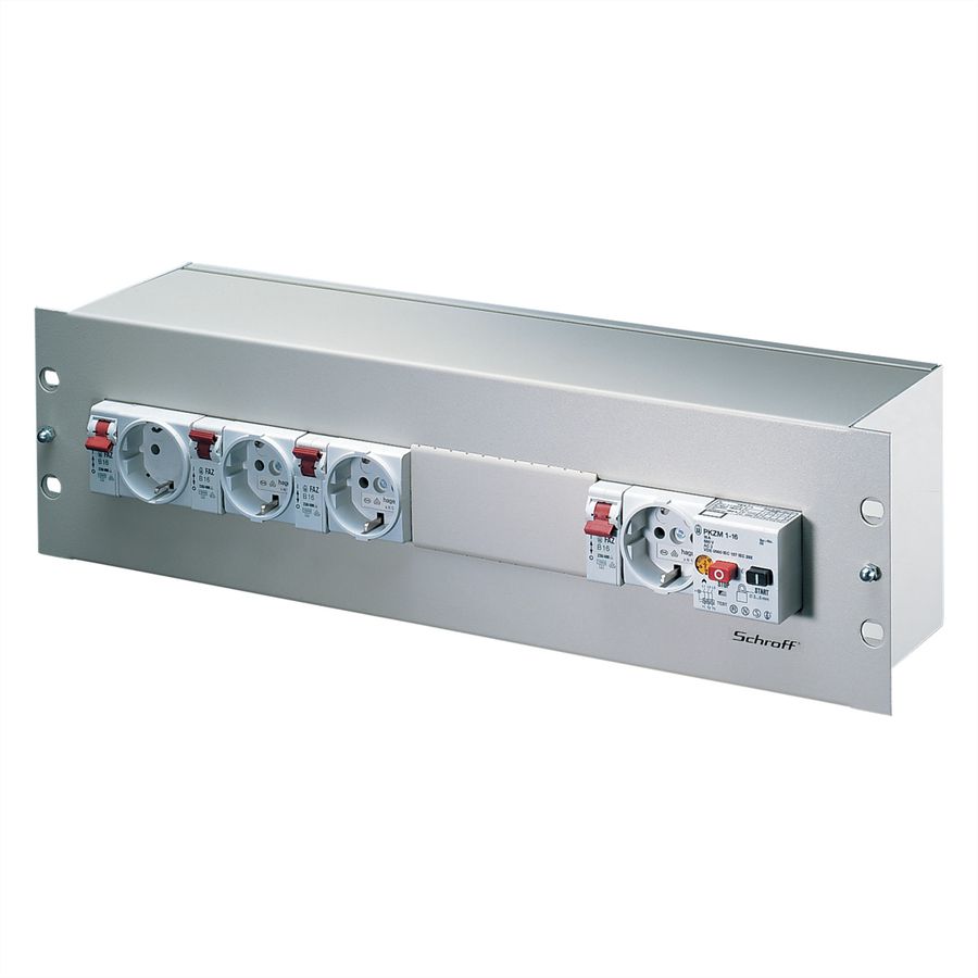 Boîte de distribution 19" SCHROFF Avec emballage pour l'expédition outre-mer