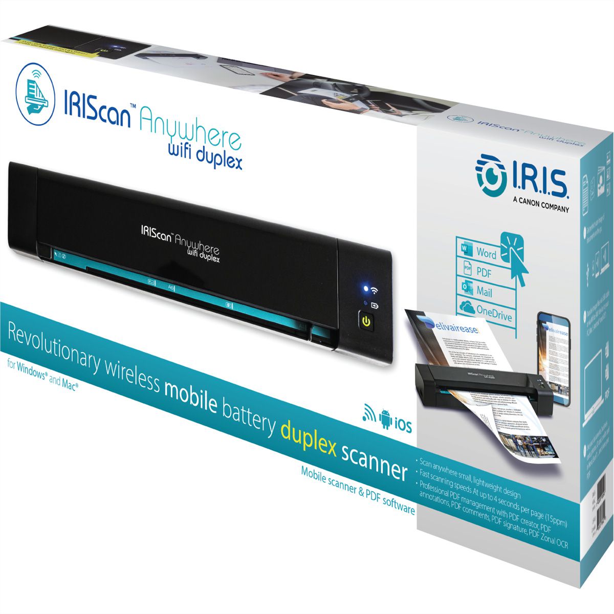 IRIScan Anywhere 6 WIFI Duplex 15PPM