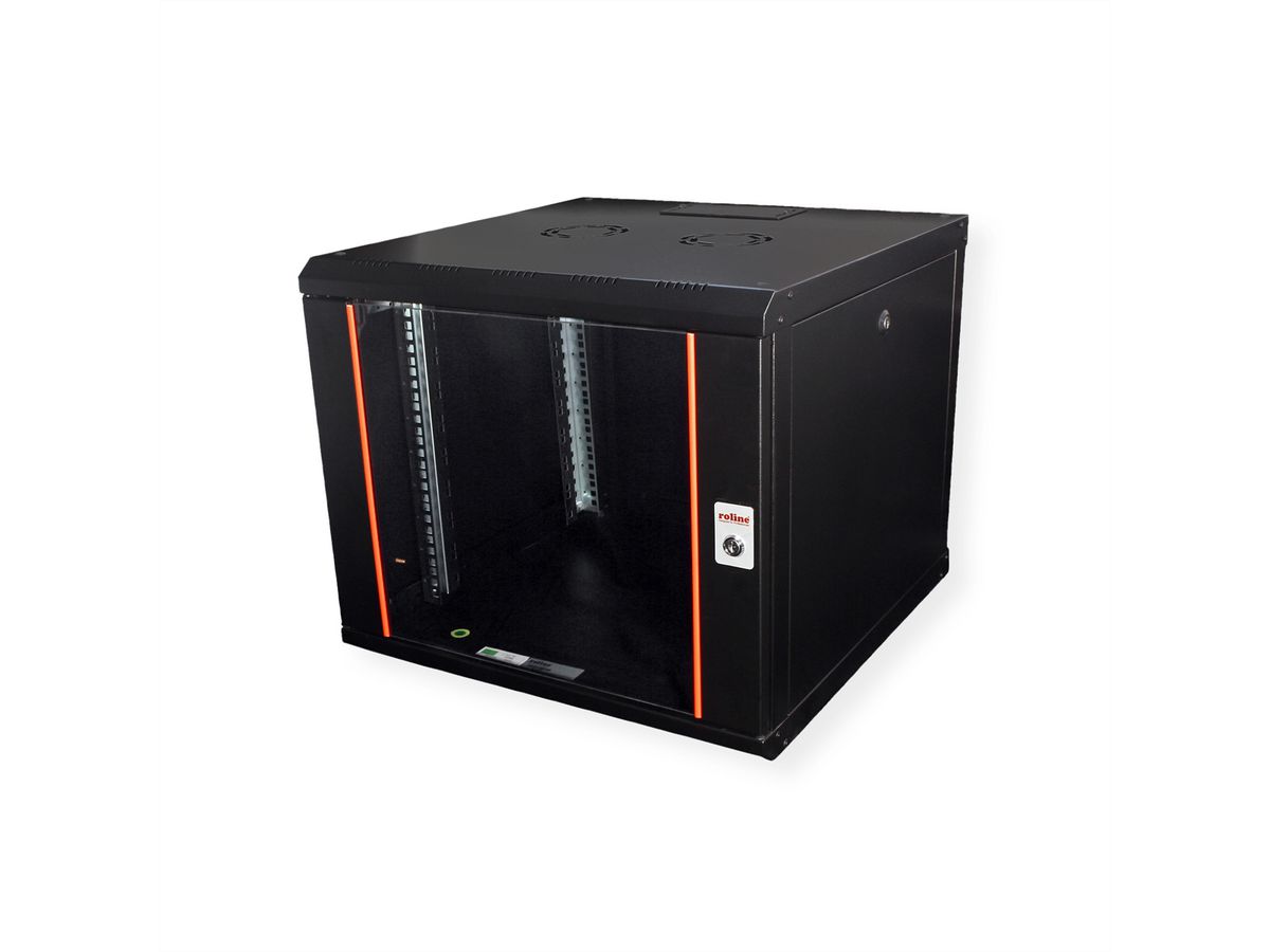 ROLINE 19" Boîtier mural Pro 9U, 600x600 LxP noir