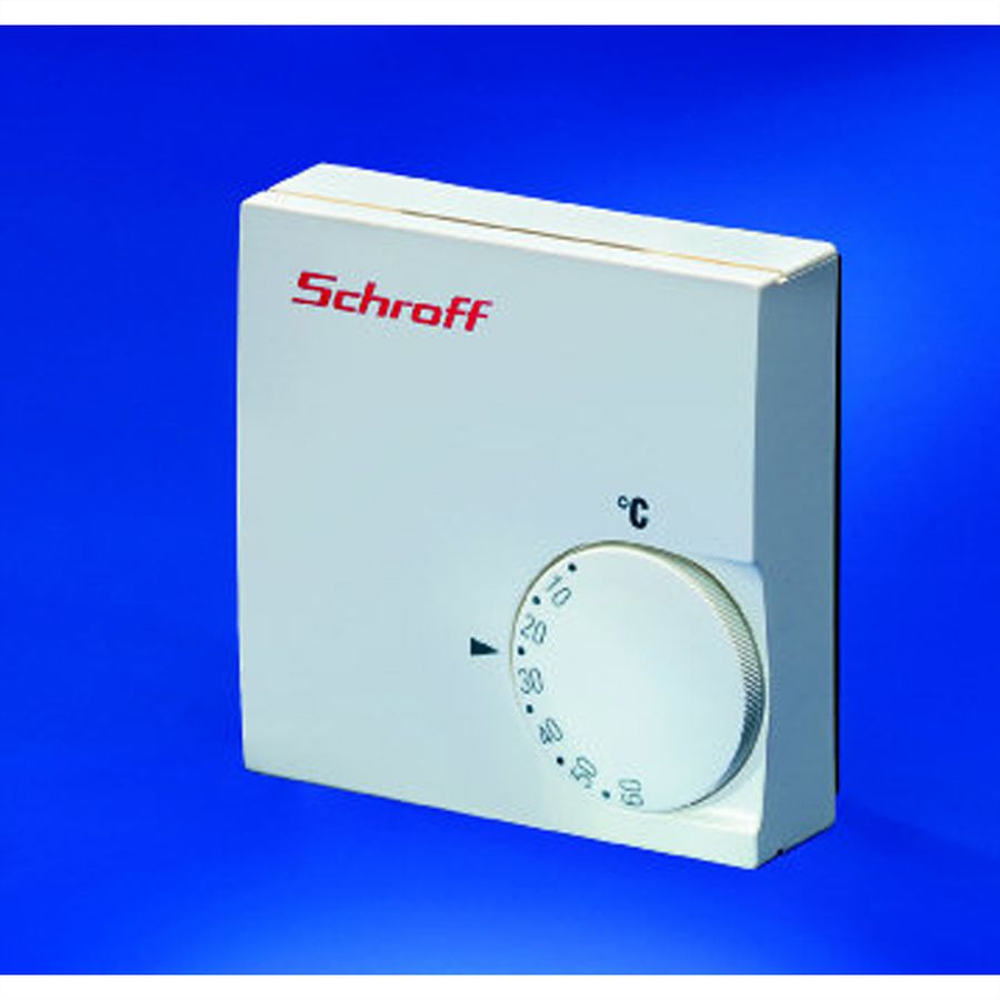 Thermostat SCHROFF avec capteur de température intégré pour chauffage ou ventilateur