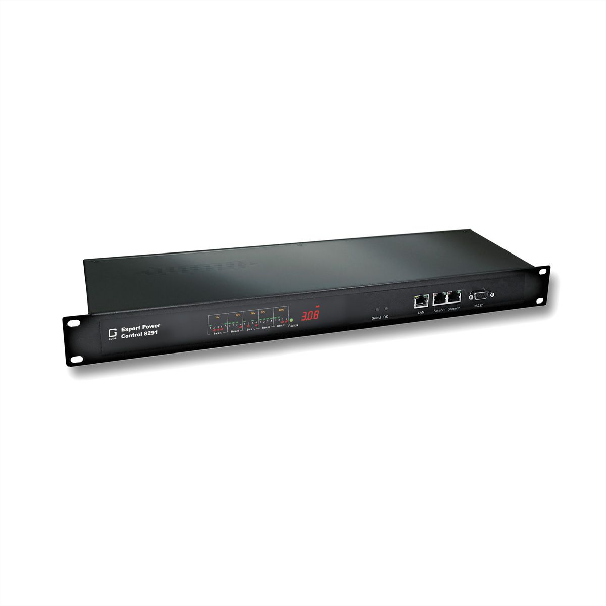 GUDE 8291-2 EPC PDU AC/DC à 21 ports, mesure individuelle des ports