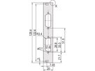 SCHROFF Face avant, plate, Refrofit Shielding, D-Sub Cutout, 3 U, 4 HP, 2 x 15 broches, 2,5 mm, alu, anodisé avant, conducteur arrière