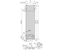 SCHROFF Unité enfichable de type cadre, face avant, blindage Refrofit, 6 U, 21 HP, 2,5 mm, alu, face avant anodisée, face arrière conductrice