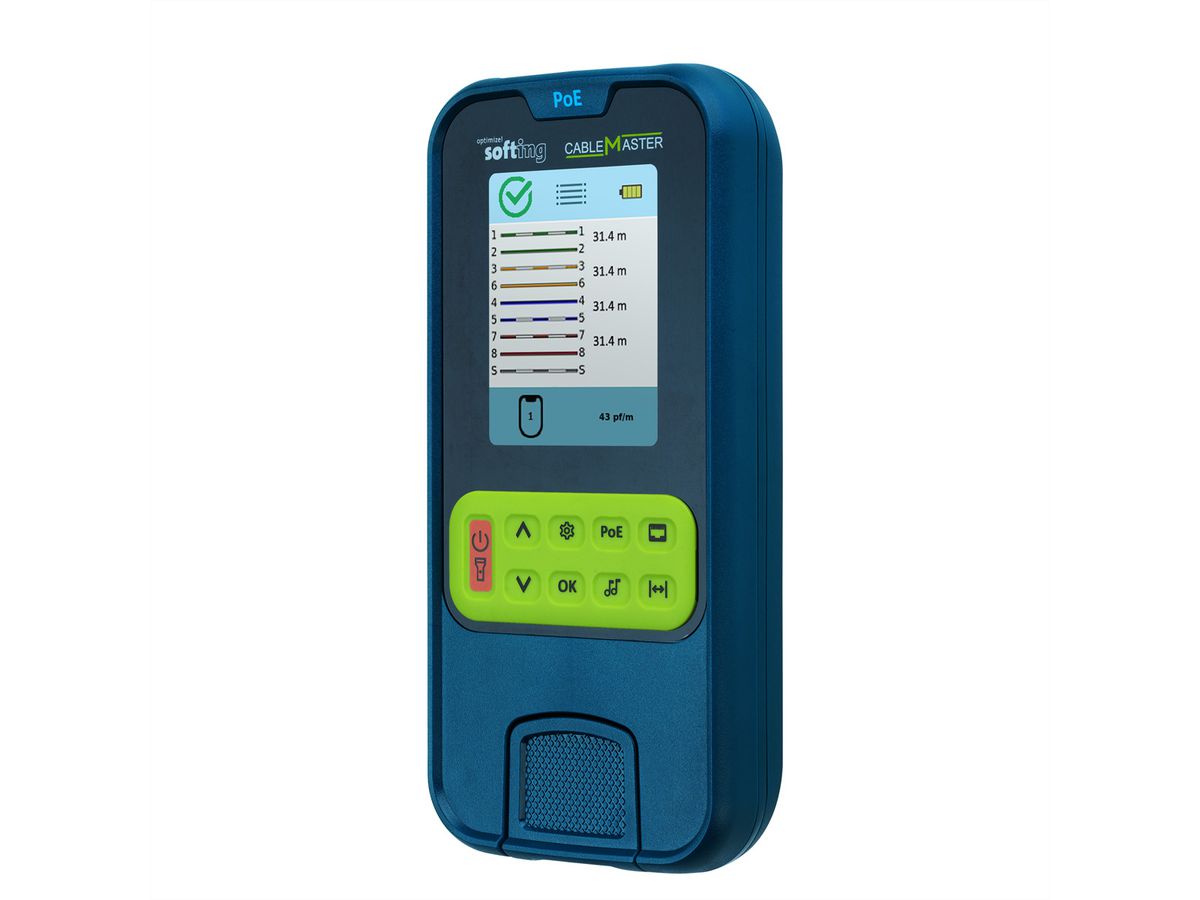 SOFTING CableMaster PoE, Photomètre optique de format de poche