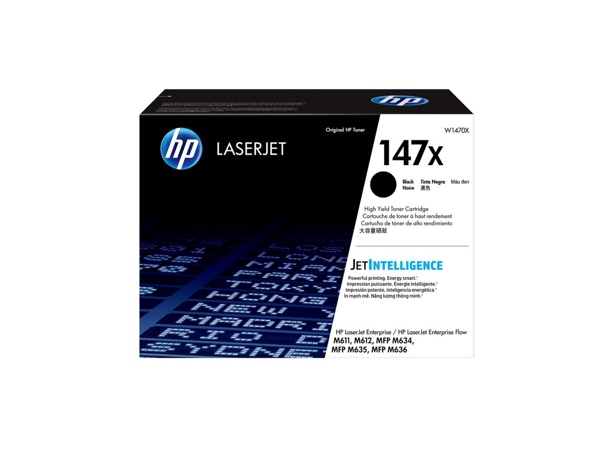 HP LaserJet Toner noir grande capacité authentique 147X