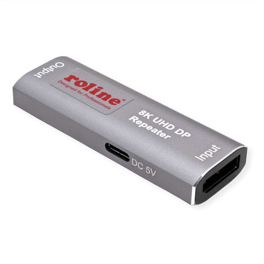 ROLINE Repeater DisplayPort, 8K60, 10m