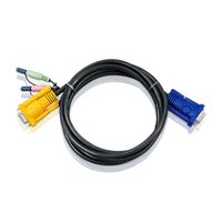ATEN 2L-5203A Câble KVM vidéo avec audio , noir, 3 m