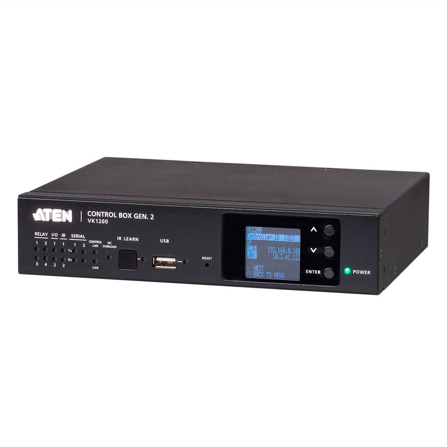 ATEN VK1200 Système de contrôle ATEN - Boîtier de contrôle compact gén. 2 avec double LAN