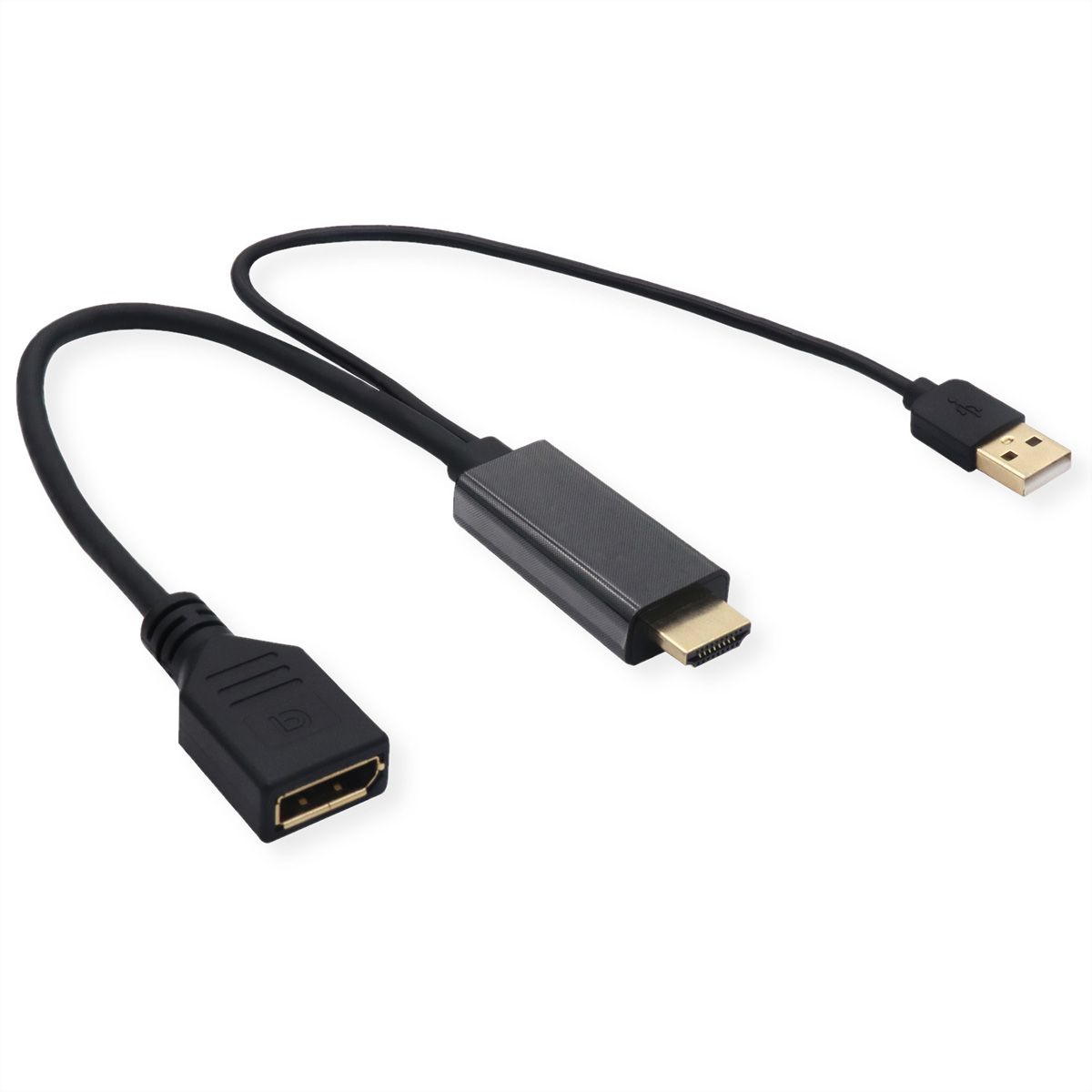 VALUE Adaptateur 4K HDMI - DisplayPort, v1.2, HDMI M - DP F