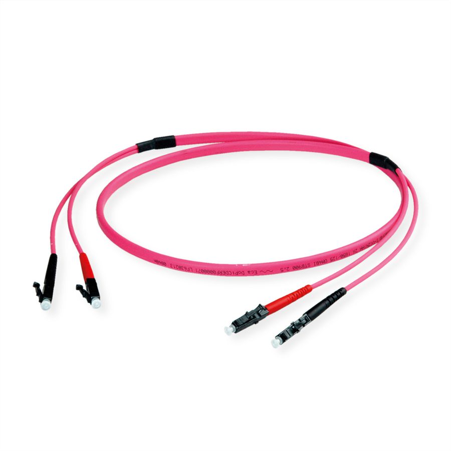 LEONI Câble Breakout 2G OM4, 2x LC/SC