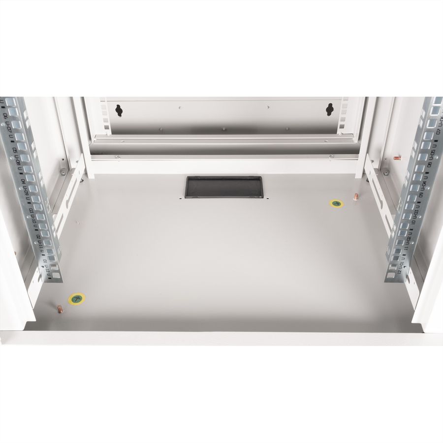 ROLINE 19" Boîtier mural Pro 12U, 600x600 LxP pivotant en 2 parties gris