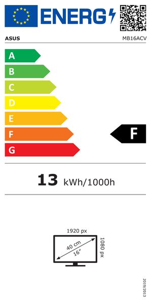 Étiquette énergétique 625100711
