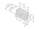 Microrupteur SCHROFF pour modules compacts et complets, normalement ouvert, 10 pièces