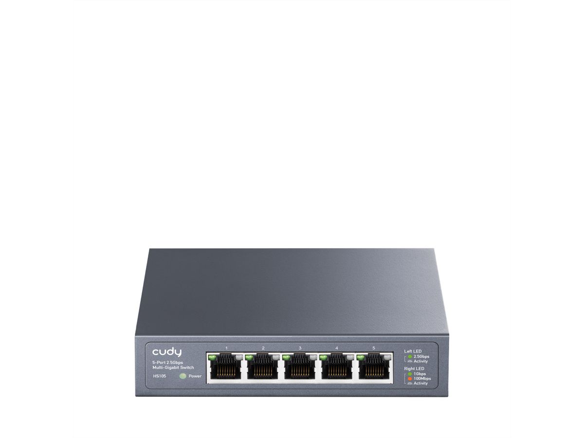 CUDY HS105 Switch 5 ports 2.5G métal