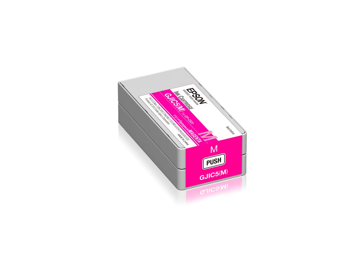 Epson GJIC5(M): Ink cartridge for ColorWorks C831 (Magenta) (MOQ=10)
